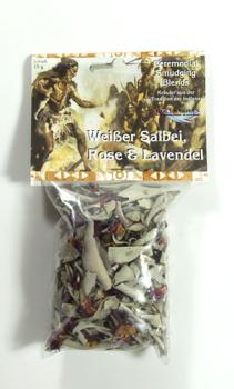 Weisser Salbei & Rose & Lavendel (Indianisch)